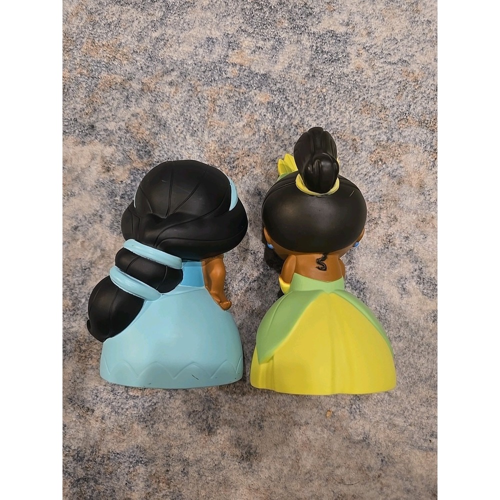 Disney Princess Bath Toys~ Jasmine & Tiana ~5" - Picture 2 of 2